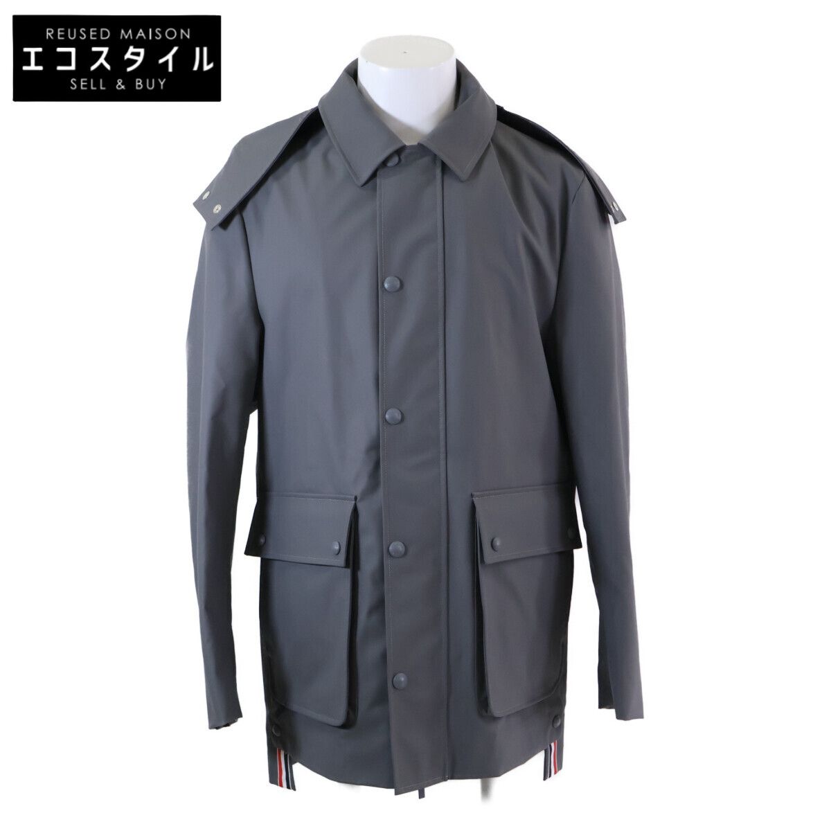 THOM BROWNE　トムブラウン　【国内正規】MOT071A 07064035 フルレングス フード付　2