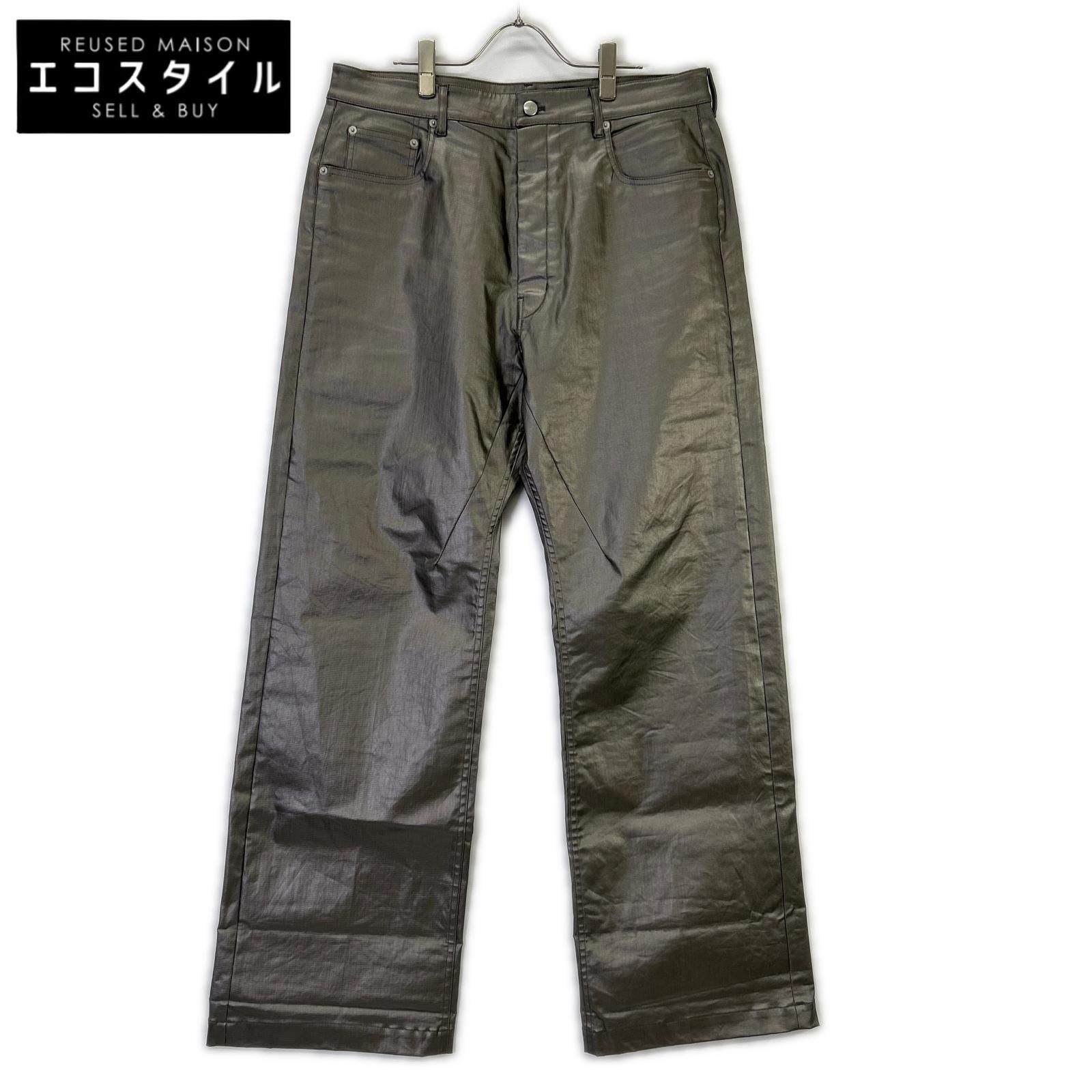 Rick Owens　リックオウエンス　RU01D3333-SCT ミディアムグレー GETH JEANS ワイドパンツ　33