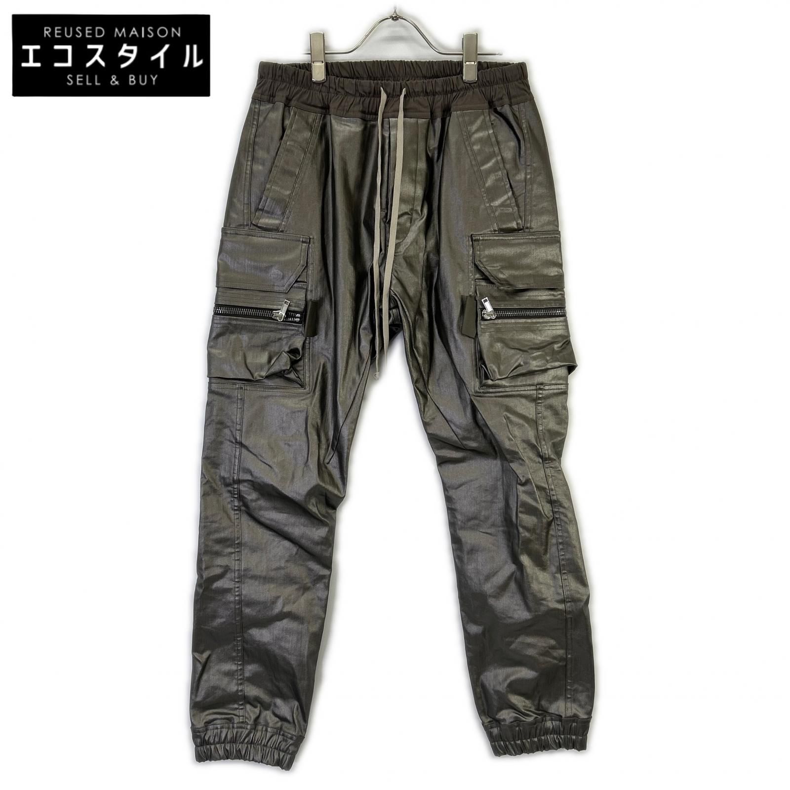 Rick Owens リックオウエンス RU01D3396-SCT ミディアムグレー Mastodon カーゴパンツ 48