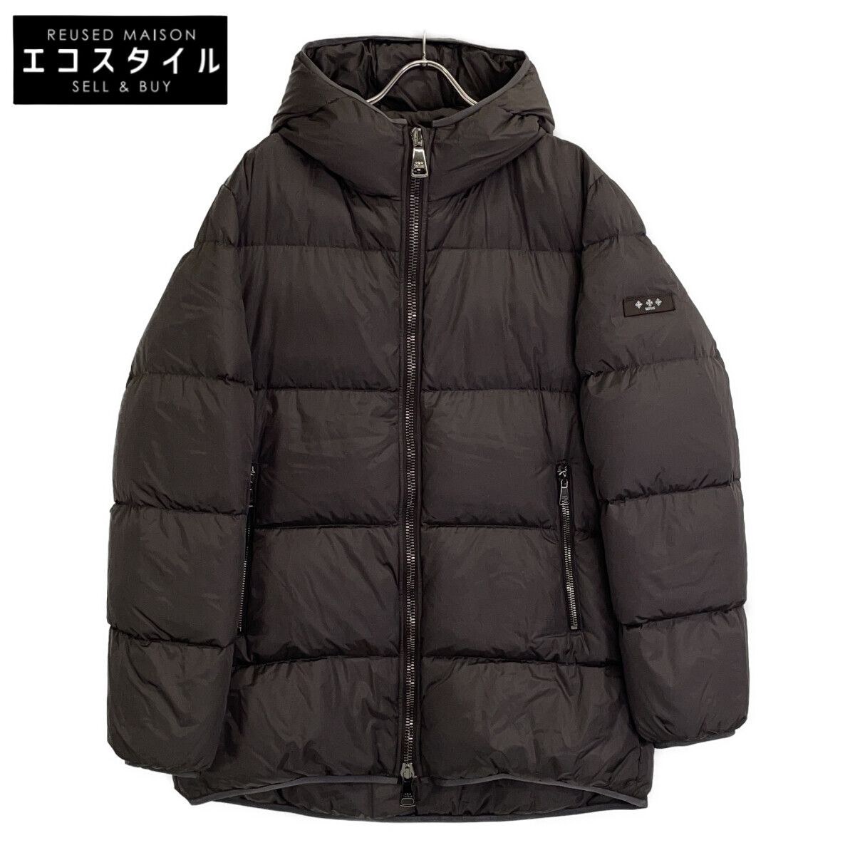 TATRAS　タトラス　ダークブラウン MTK19A4157 FAEDO ブラック フーディダウンジャケット　06