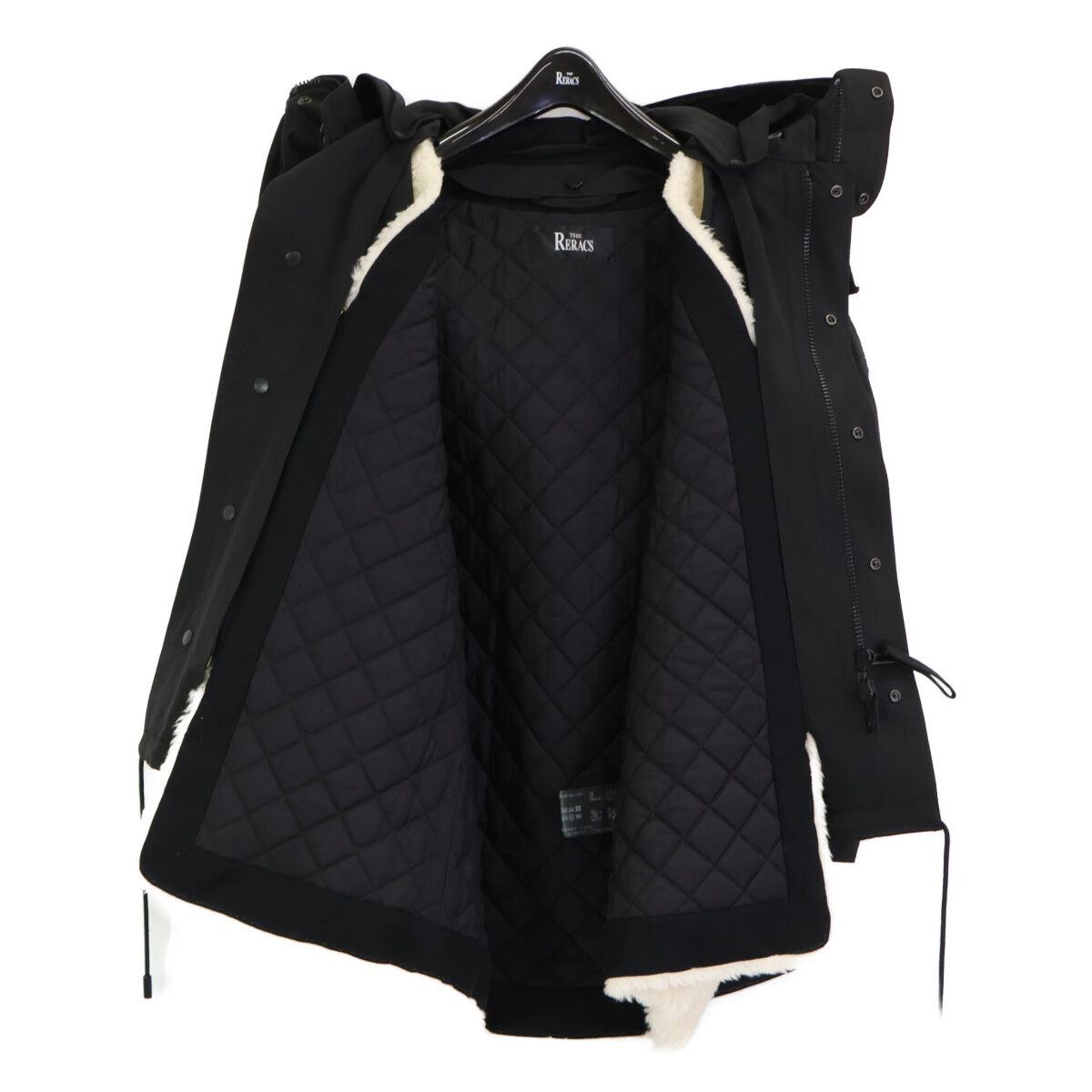 THE RERACS ザ・リラクス ブラック M65 SHORT MODS COAT WITH LINER