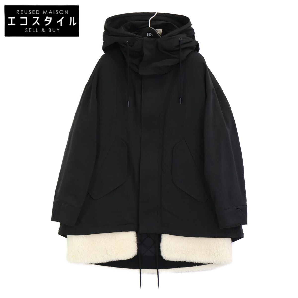 THE RERACS ザ・リラクス ブラック M65 SHORT MODS COAT WITH LINER