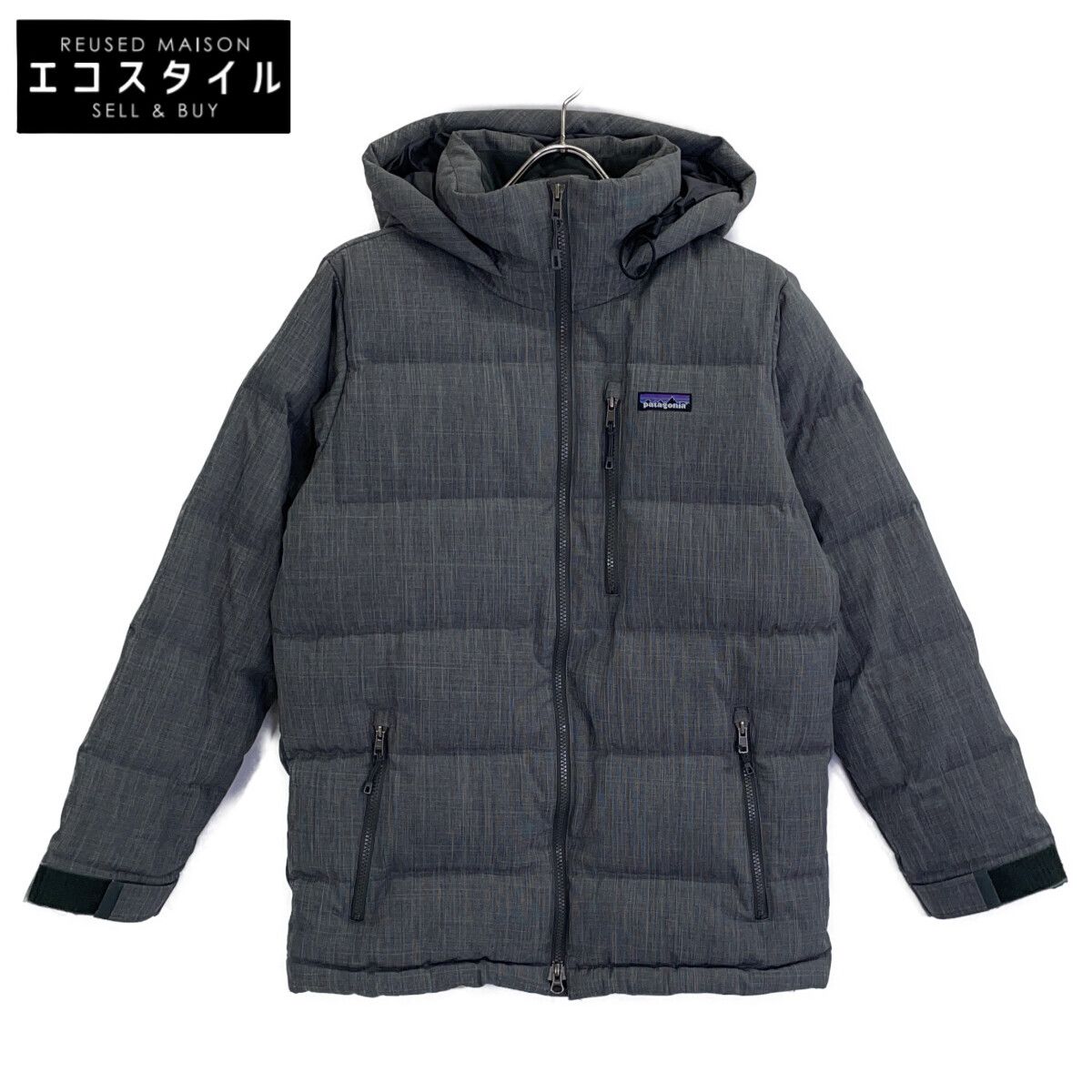 patagonia パタゴニア 28325 グレー ダブル ダウン パーカー XS