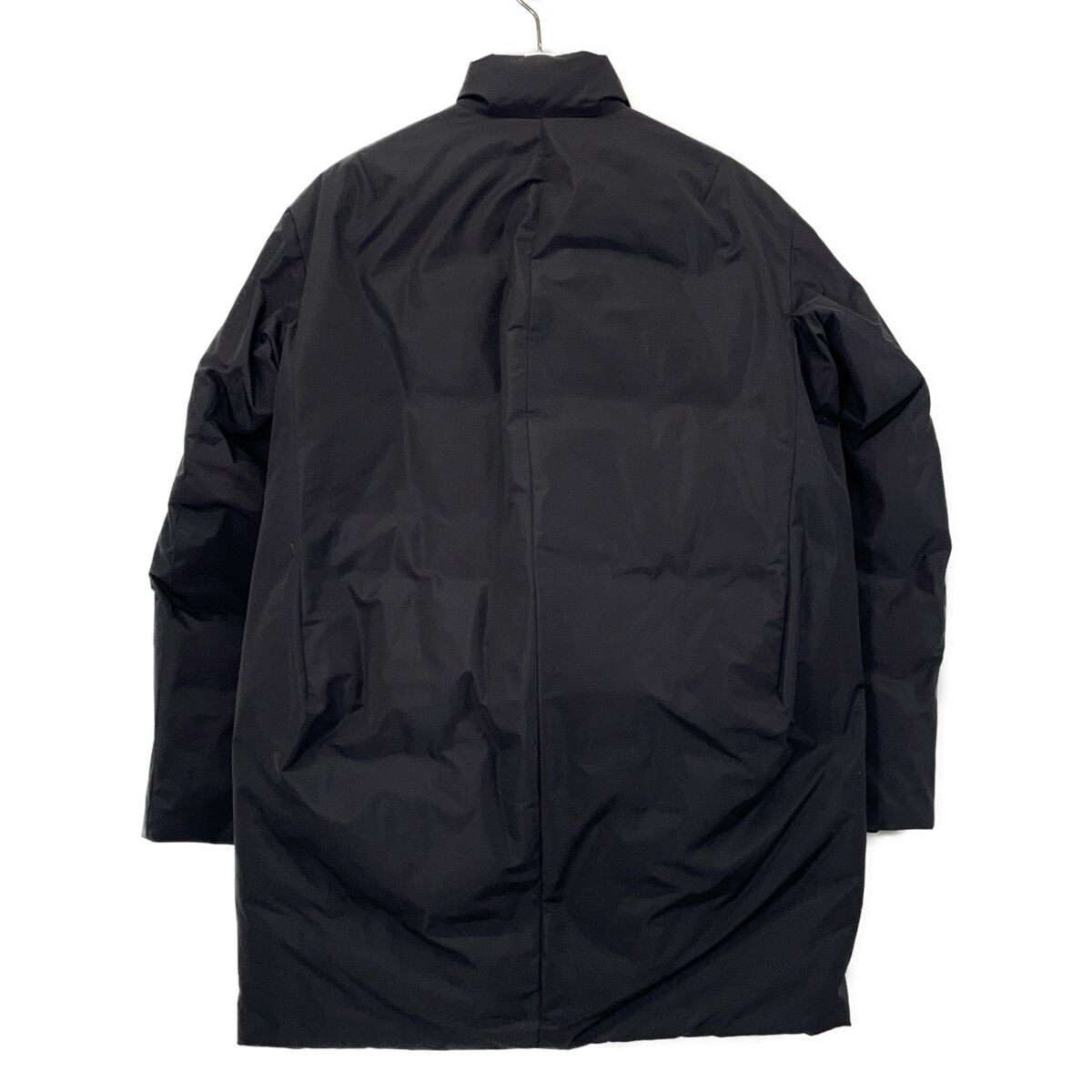 JIL SANDER ジルサンダー ブラック ポリエステル ダウン ピーコート 