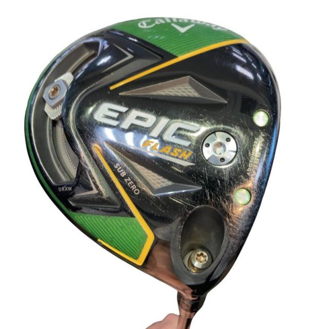 【中古】 キャロウェイ EPIC FLASH SUBZERO 9° ドライバー DR Diamana ZF60 (フレックスS) メンズ 男性用 右利き 右用 Cランク ゴルフクラブ