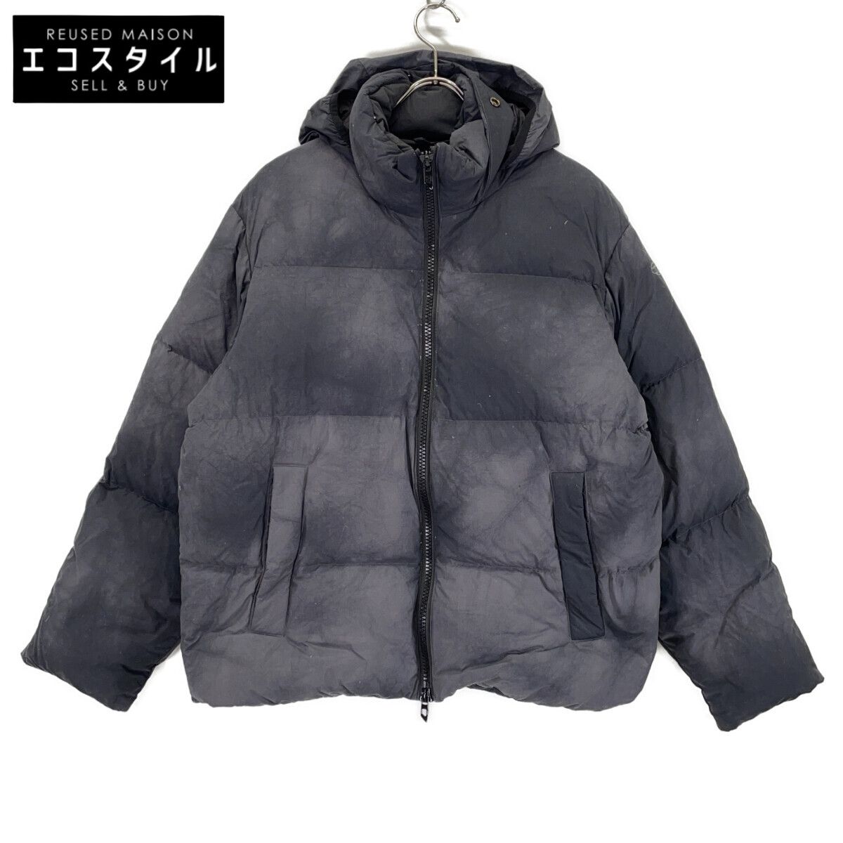 DIESEL　ディーゼル　ブラック W-RAVEEL A14401 パデットジャケット　44
