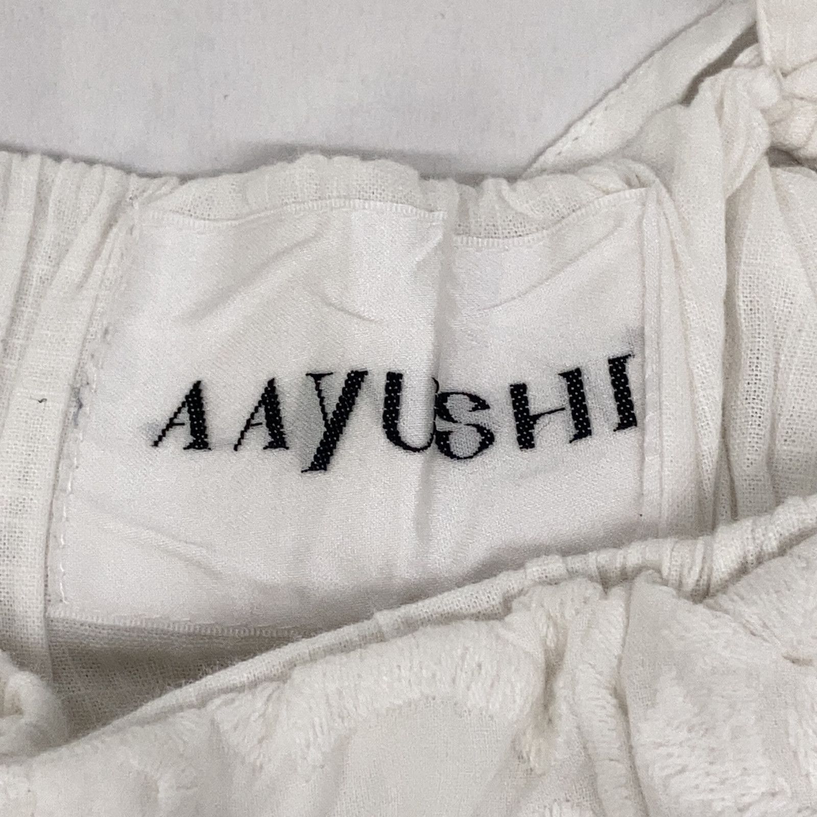 M-premier　エムプルミエ　SFNO663 ホワイト コットン 刺繍 オールインワン