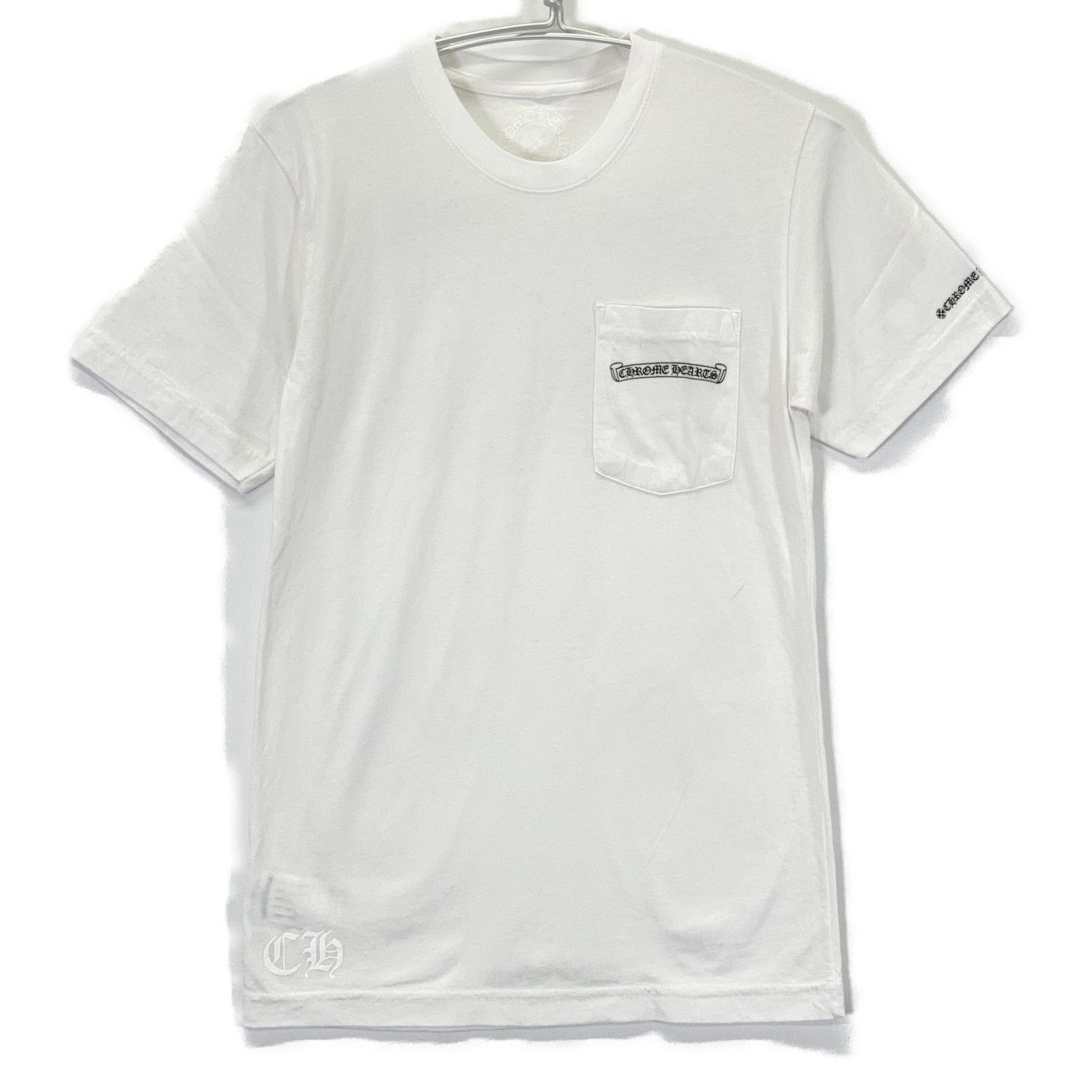 Chrome Hearts クロムハーツ ホワイト スクロールラベル Tシャツ S 