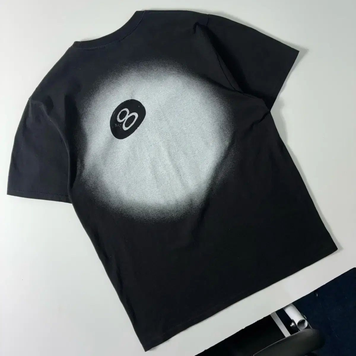 Stussy スチューシー 8ボール フェイド ブラック 半袖Tシャツ