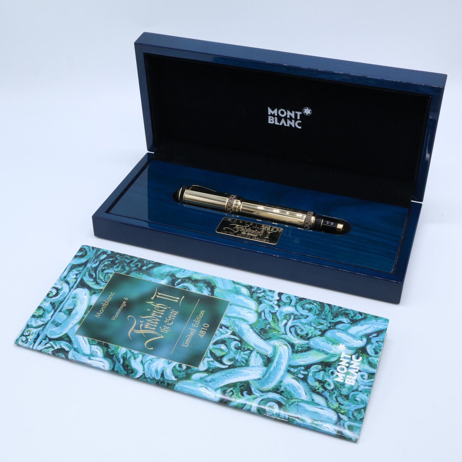 MONTBLANC モンブラン 美品 パトロンシリーズ1999 フリードリッヒII世 ペン先18K M 万年筆 MONTBLANC モンブラン 美品 パトロンシリーズ1999 フリードリッヒII世
