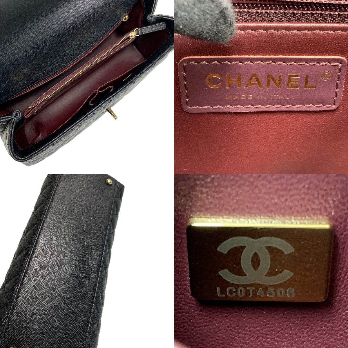 CHANEL シャネル ココハンドル29 キャビアスキン A92991 ブラック 