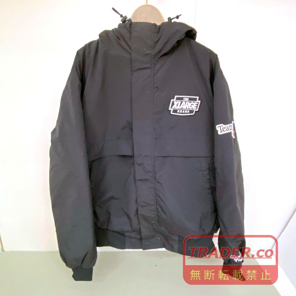 03w26612 XLARGE エクストララージ NYLON PUFFER JACKET ナイロンパファージャケット ブラック 黒 サイズL メンズ ストリート アウター 101253021010