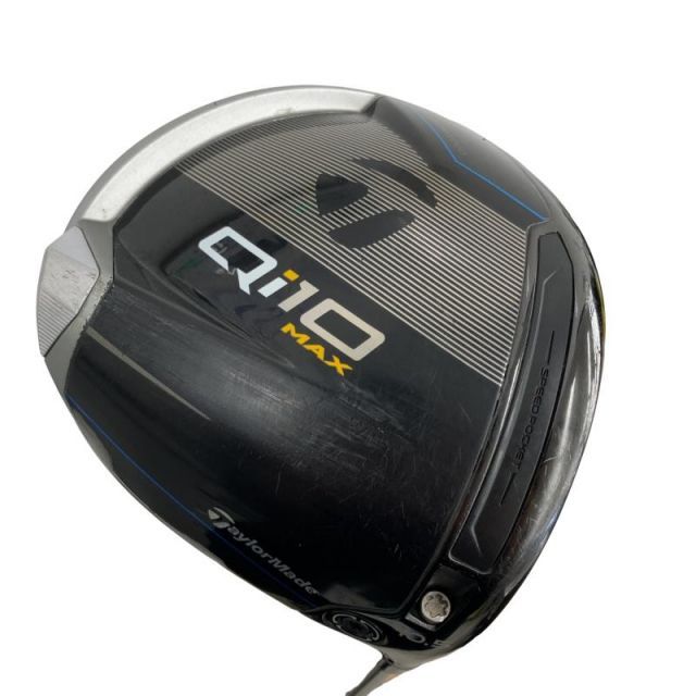 【中古】 テーラーメイド Qi10 MAX 10.5° ドライバー DR 純正特注シャフト (フレックスX) メンズ 男性用 右利き 右用 Cランク ゴルフクラブ