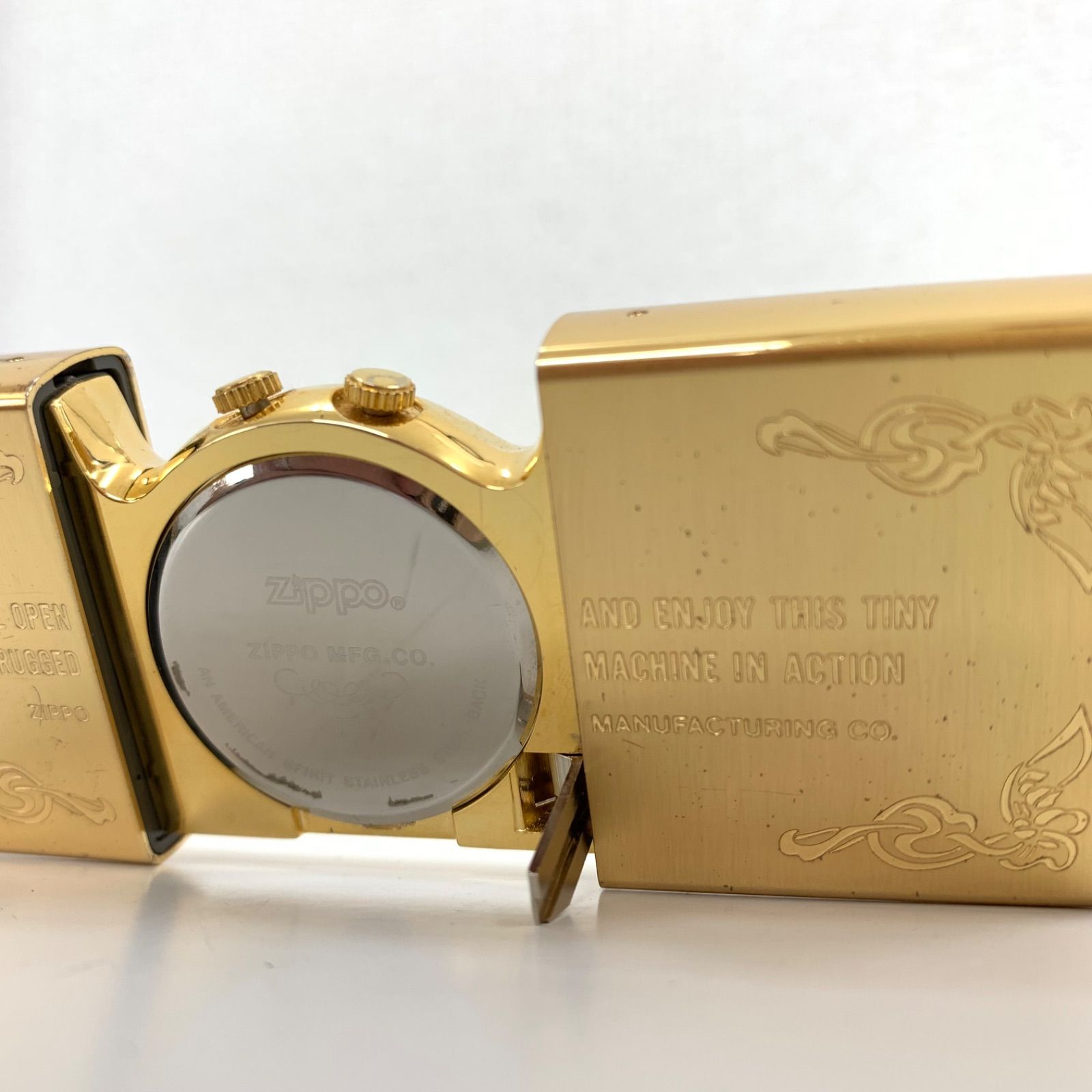 ZIPPO ポケットクロック 限定1000個 No.0156 アラーム付 箱付 ジャンク