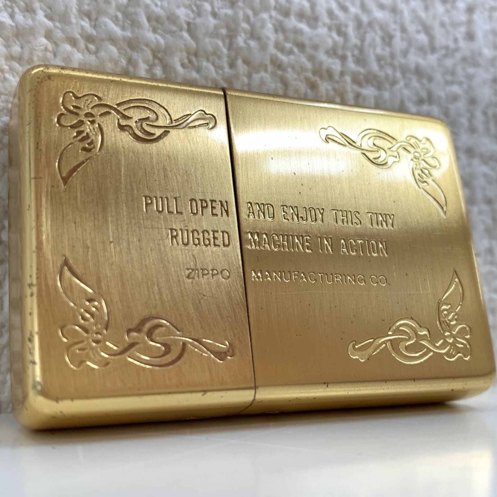 Zippo ポケットクロック アラーム付き ゴールド ZIPPO ポケットクロック 限定1000個 No.0156 アラーム付 箱付 ジャンク