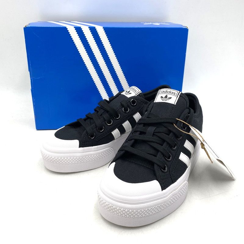 【中古美品】 ADIDAS アディダス FV5321 NIZZA PLATFORM ニッツァ プラットフォーム W スニーカー シューズ 靴 【166-260525-ya-02-izu】