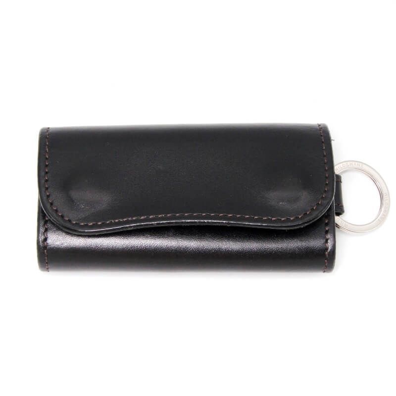 WILDSWANS ワイルドスワンズ キーケース サドルプルアップ CLIPPER II クリッパー2 4連 キーリング ベルギー ブラック 黒 28012610