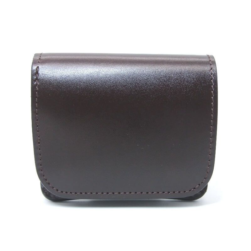 美品 WILDSWANS ワイルドスワンズ 二つ折り財布 サドルプルアップ CASA カーサ ミニ財布 マシュア社 日本製 チョコ 28012612