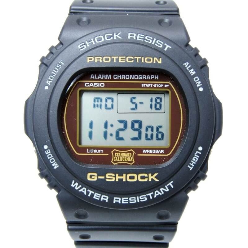 美品 CASIO G-SHOCK Gショック SD DW-5750E-1JF STANDARD CALIFORNIA 別注 20th 20周年記念 デジタル ブラック 黒 28012620