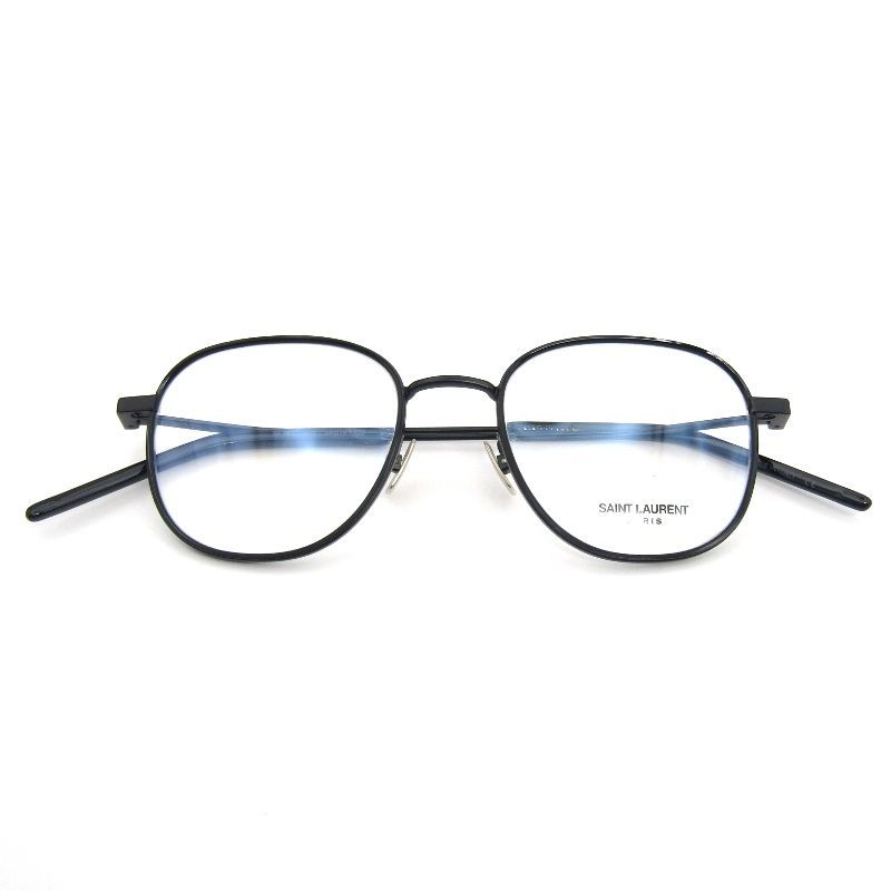未使用 SAINT LAURENT PARIS サンローラン メガネフレーム SL362 イタリア製 002 ブラック/マットブラック 54000983