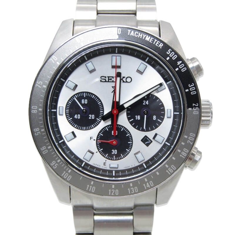 SEIKO セイコー PROSPEX SPEEDTIMER SBDL095 V192-07H0 ソーラー クロノグラフ プロスペックス スピードタイマー SS シルバー 28012627