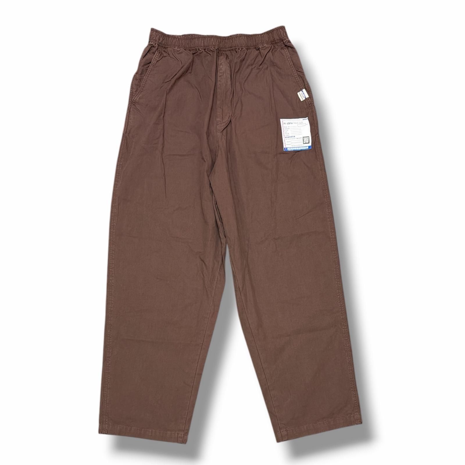 in・stru(men-tal). Light Oxford Easy Pants ライトオックスフォードイージーパンツ インストルメンタル I13PT032 ブラウン 46 （15617M） in・stru(men-tal). Maison MIHARA YASUHIRO Light Oxford Easy Pants