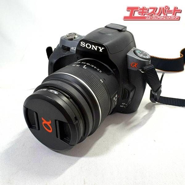 ジャンク扱い】SONY α330 ボディ DSLR-A330 レンズ付き ブラック