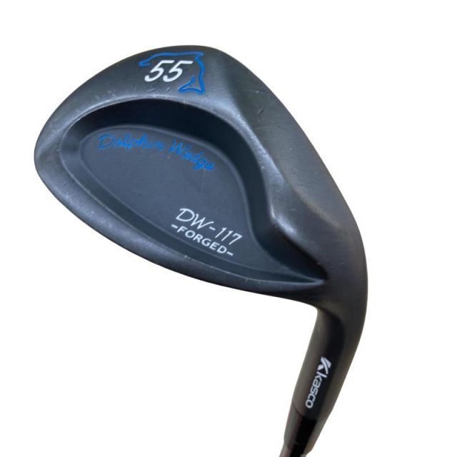 未使用に近いDolphin Wedge DW-117 55度 フォージドウェッジ 中古】 キャスコ Dolphin wedge DW-117 FORGED 55° ウェッジ WG KBS