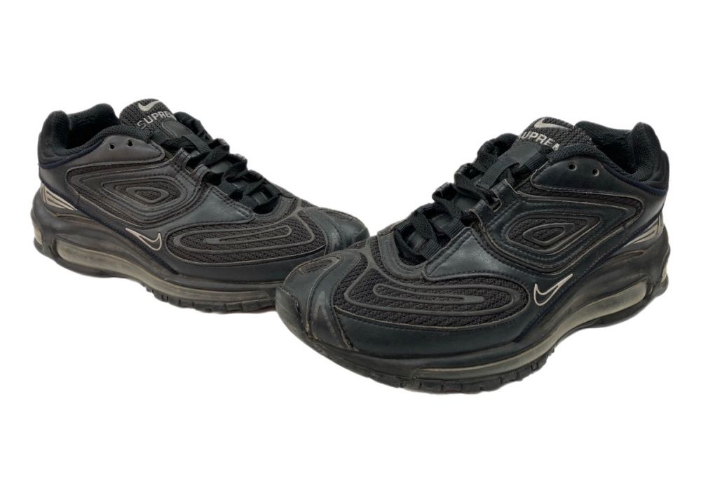 ナイキ NIKE × SUPREME シュプリーム 22年製 AIR MAX 98 TL SP エア マックス ローカット シューズ 黒 DR1033-001 メンズ靴 スニーカー ブラック 26cm 104S-1290