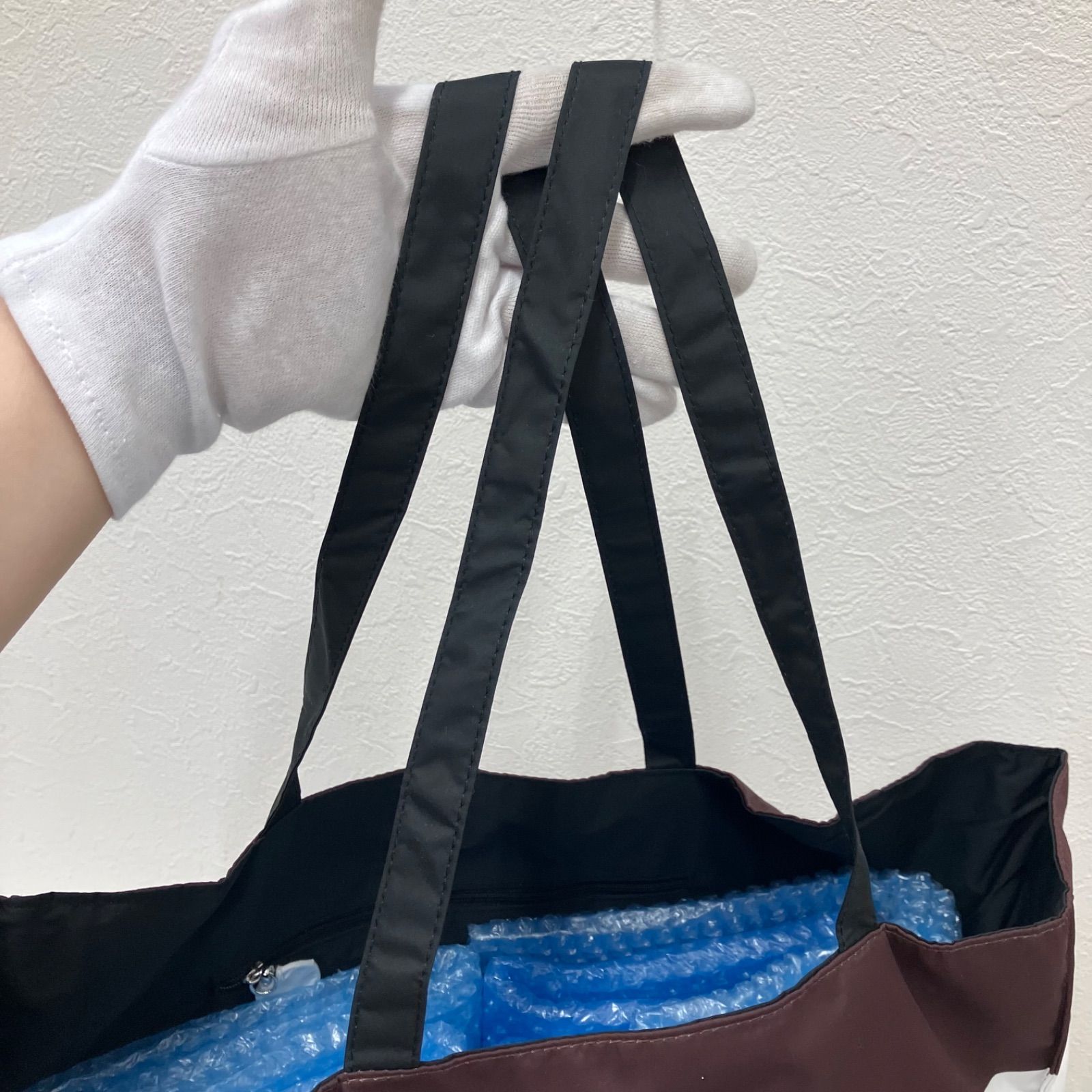 3132 Henri Bendel ヘンリベンデル トートバッグ リバーシブル エコ 