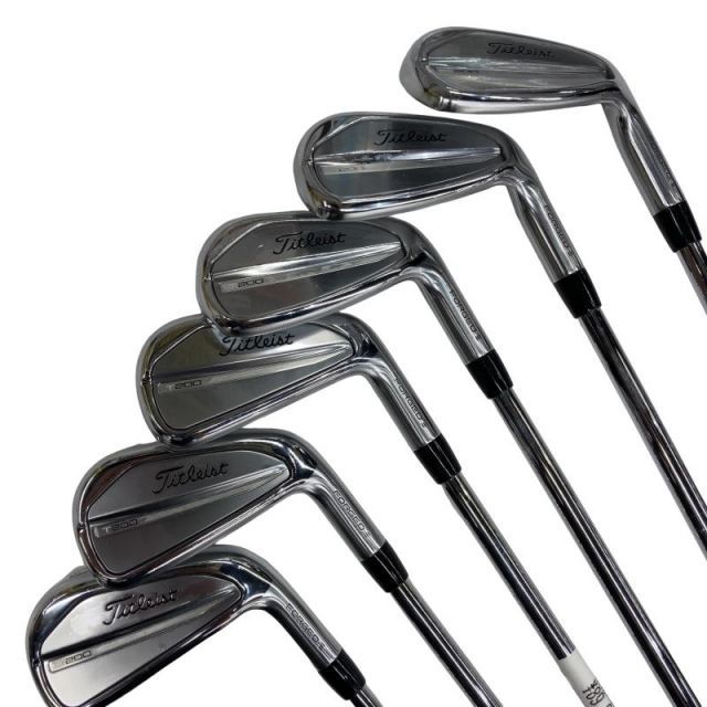 【中古】 タイトリスト Titleist T200(2023) 6S アイアンセット IR 純正特注シャフト (フレックスS) メンズ 男性用 右利き 右用 Cランク ゴルフクラブ
