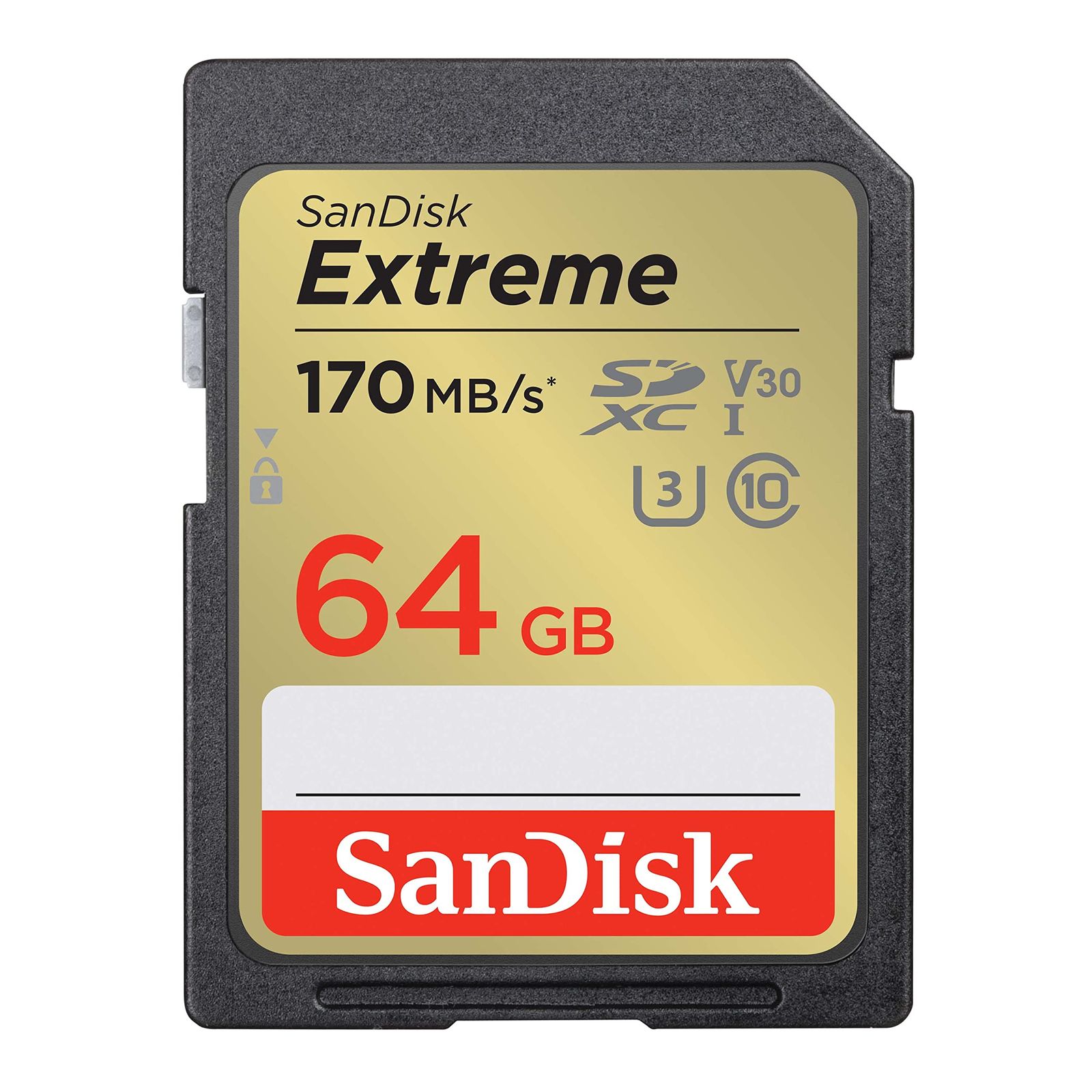 SanDisk (サンディスク) 64GB Extreme (エクストリーム) SDXC UHS-I メモリーカード - C10/U3/V30/4K/UHD SDカード - SDSDXV2-064G-GNCINt 594b0b69