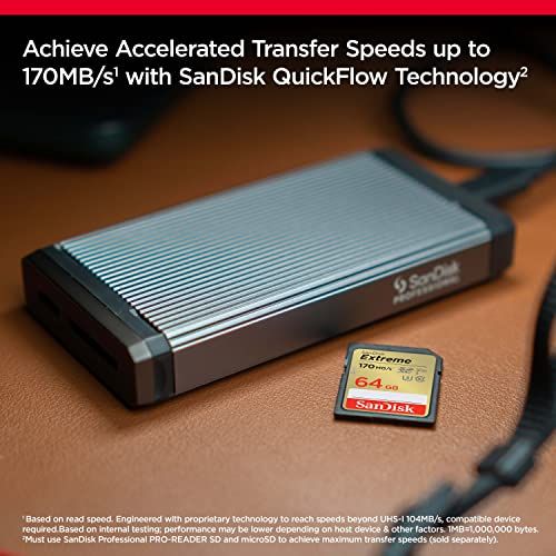 SanDisk (サンディスク) 64GB Extreme (エクストリーム) SDXC UHS-I メモリーカード - C10/U3/V30/4K/UHD SDカード - SDSDXV2-064G-GNCINt 594b0b69
