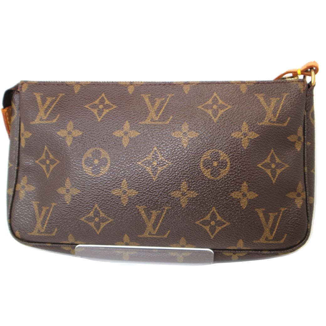 ★【LOUIS VUITTON】ルイ・ヴィトン M51980 CA1001 ポシェット・アクセソワール モノグラム ハンドバッグ ブラウン ハイブランド レディース 普段使い ゴールド金具 コンパクト