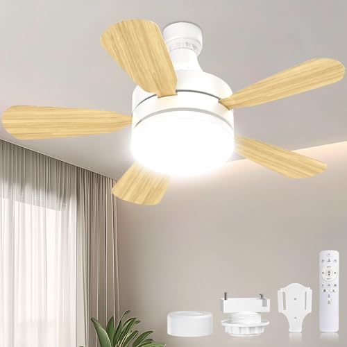 SUKITEN シーリングファンライト 6~8畳 正逆回転 小型 28W 3,000lm DCモーター 扇風機 【2026年最新進化・壁スイッチメモリー機能】 E26口金 引掛けシーリング対応 調光調色 タイマー/メモリー機能 リモコン付き 1bd77a45