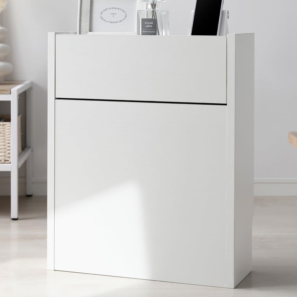 RASIK ルーター 収納 ケーブルボックス 大容量タイプ 幅45cm ホワイト 配線隠し コード コンセントボックス wifi 整理 Nelio ネリオas 88dd1c35
