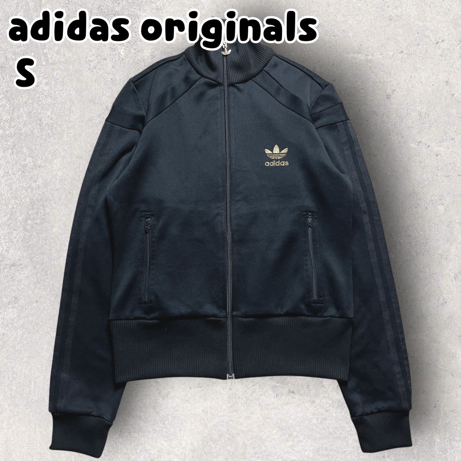 K adidas originals アディダス オリジナルス トレフォイルロゴ ファイヤーバード トラックトップ ブラック S