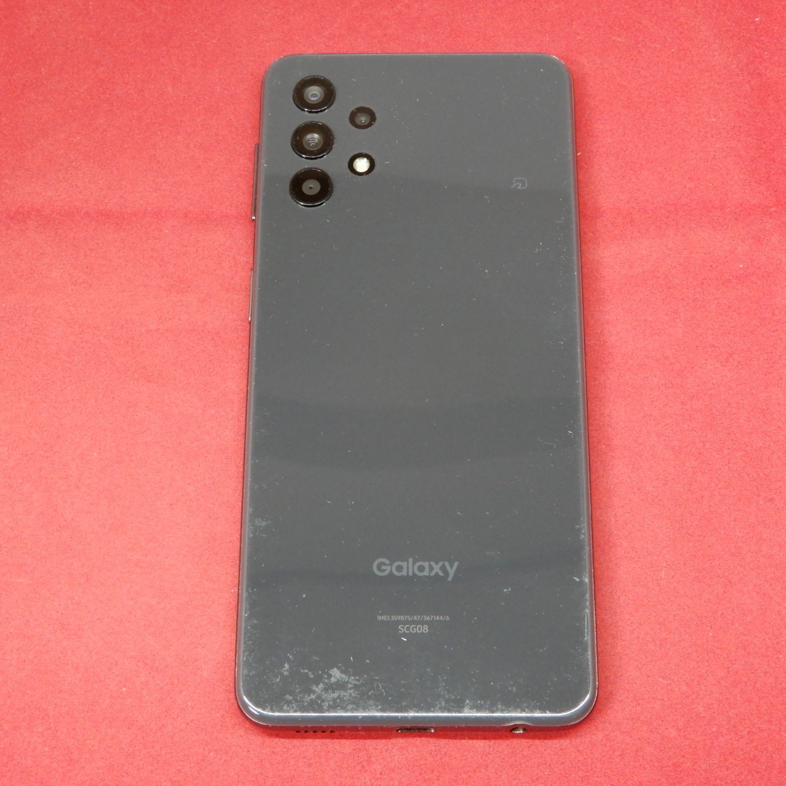 SAMSUNG Galaxy A32 SCG08 5G対応 auSIMロック解除済 オーサムブラック