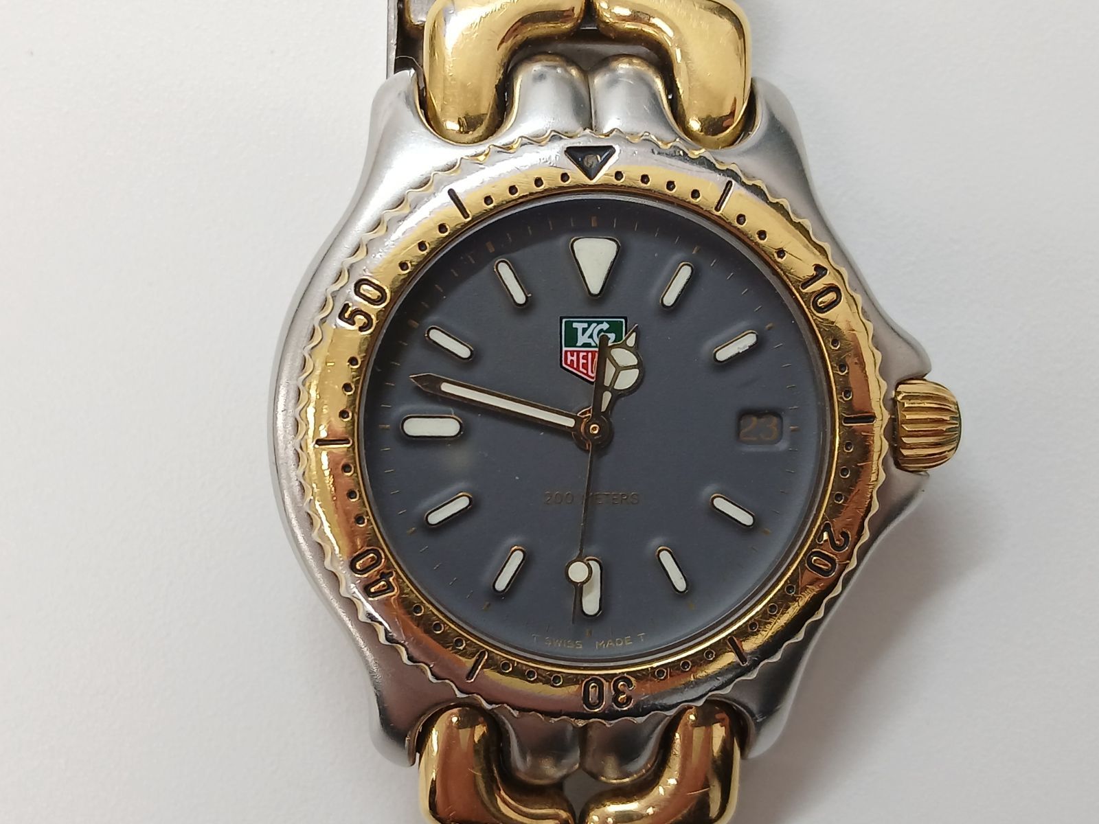 【未稼働】TAG HEUER セルデイト ボーイズ S95.213M/E【A】