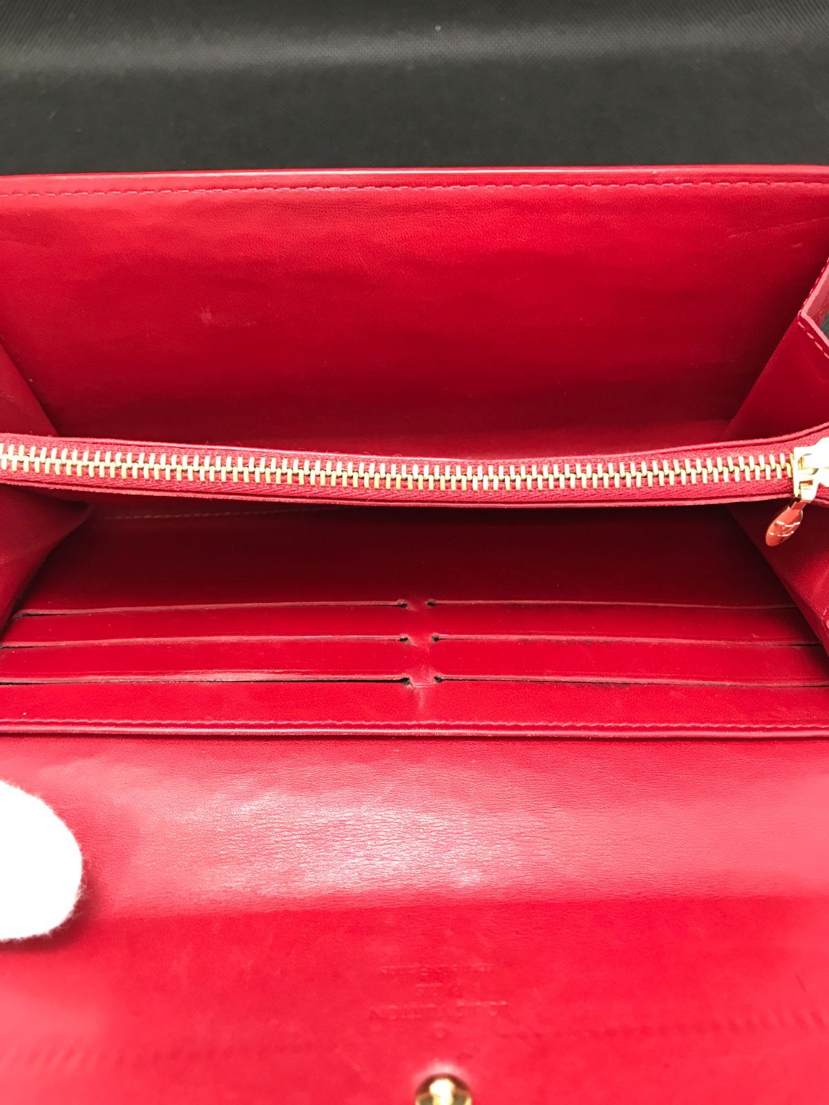 LOUIS VUITTON ルイヴィトン 長財布 ポルトフォイユサラ ヴェルニ