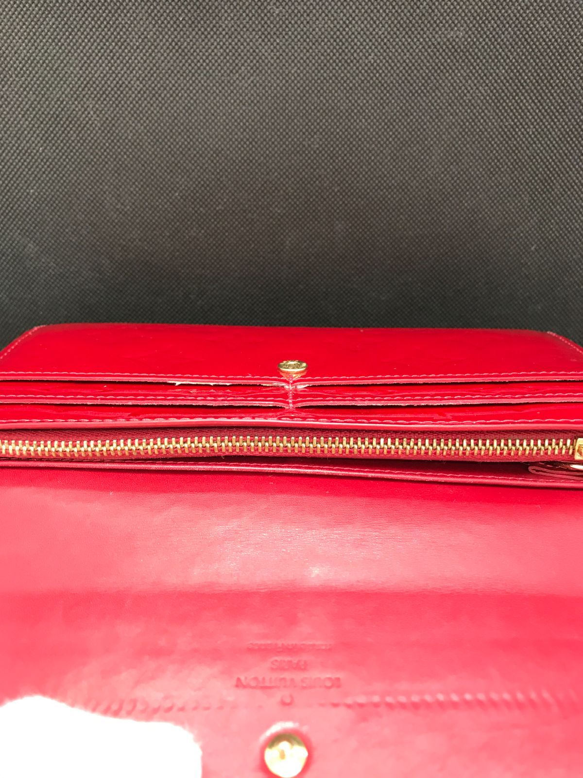 LOUIS VUITTON ルイヴィトン 長財布 ポルトフォイユサラ ヴェルニ