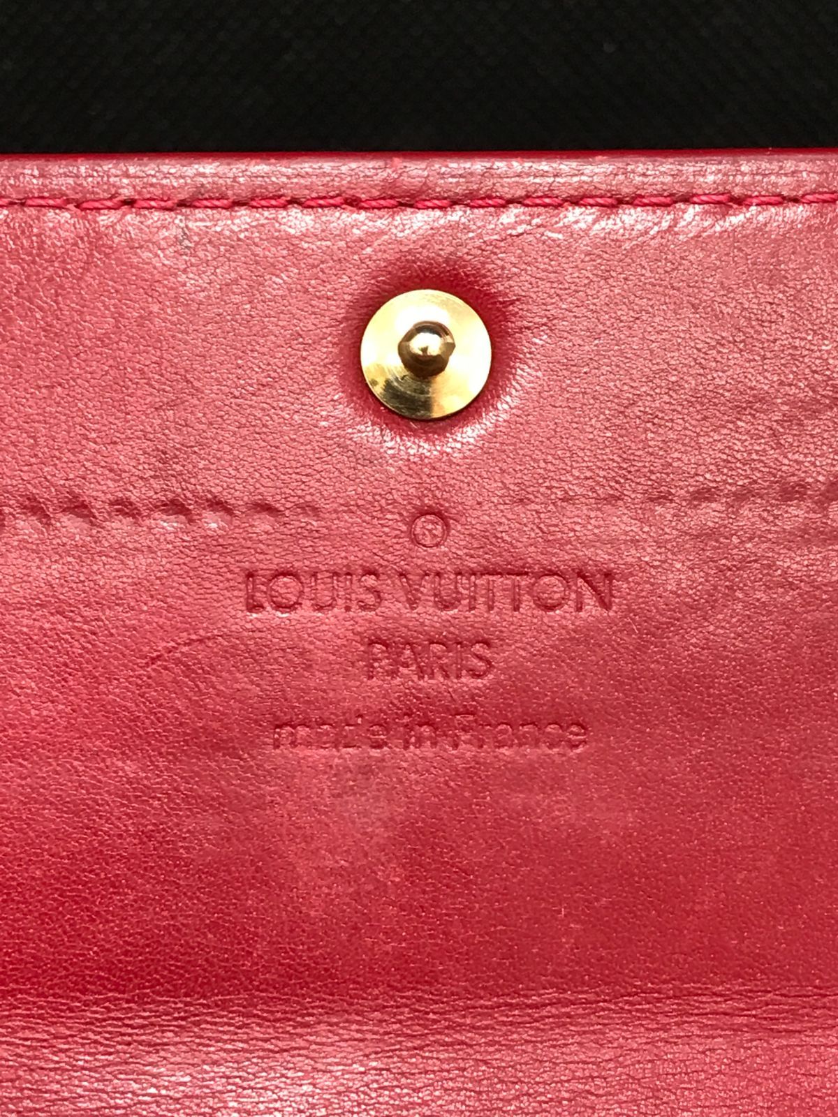 LOUIS VUITTON ルイヴィトン 長財布 ポルトフォイユサラ ヴェルニ