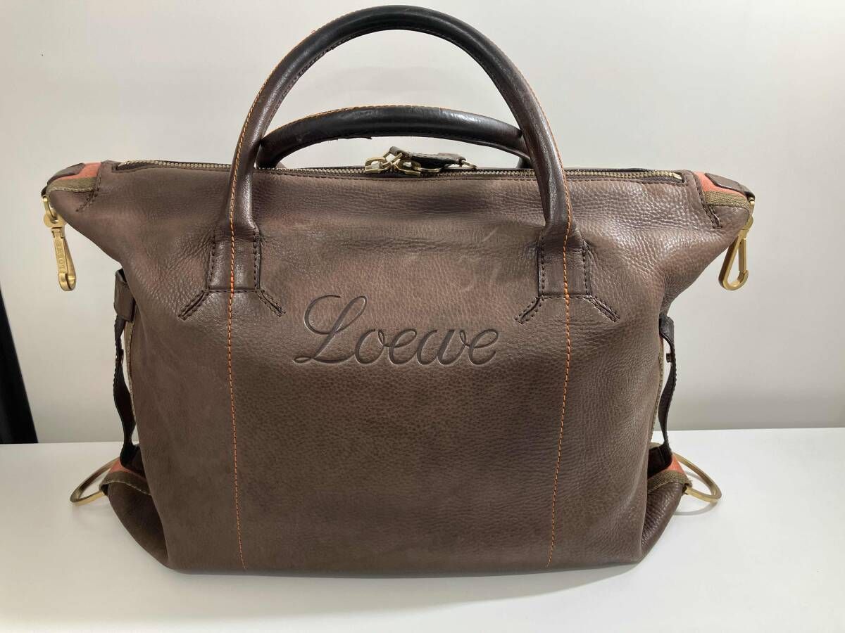 LOEWE ロエベ ハンドバッグ 茶色 ブラウン