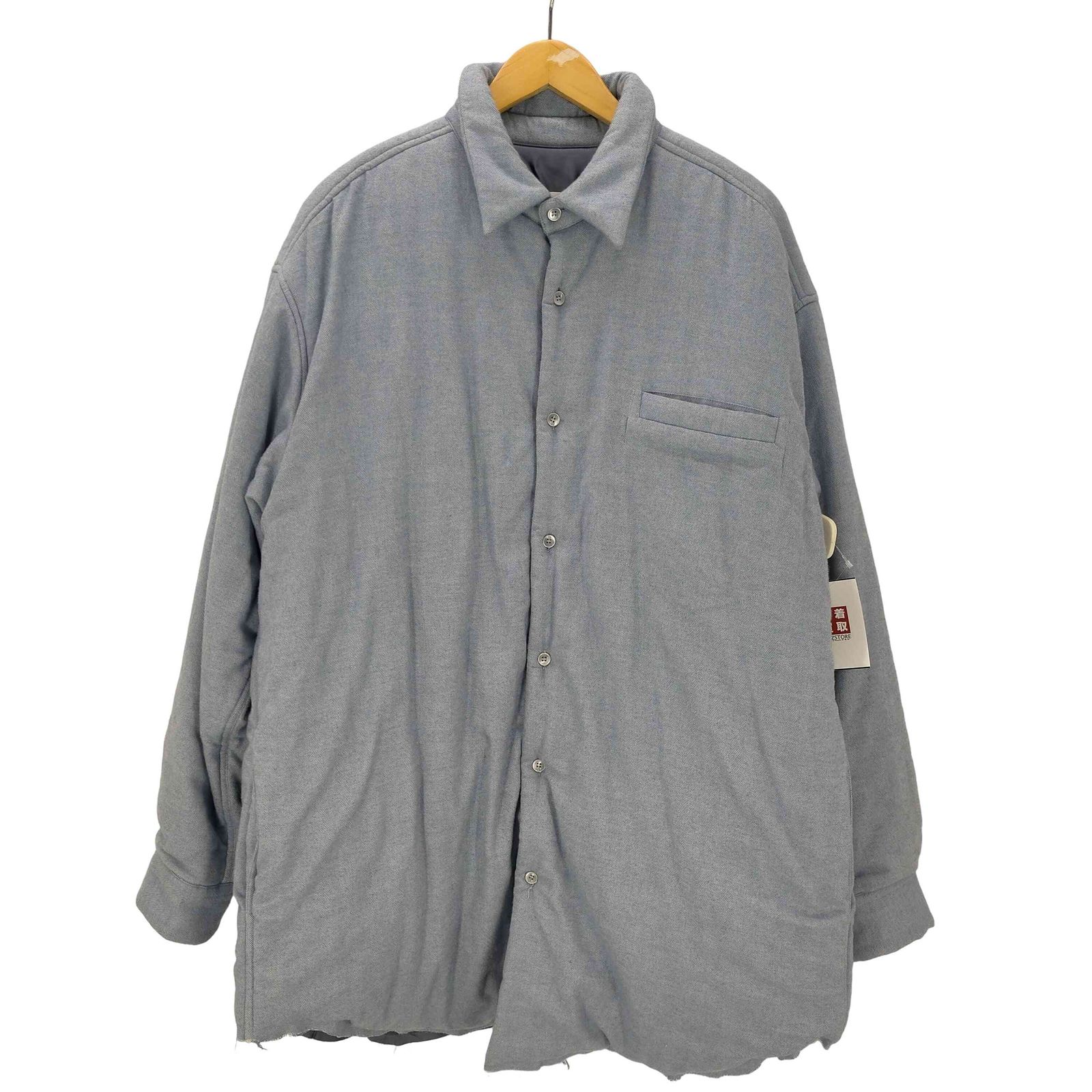 メゾンマルジェラ Maison Margiela 21AW 1番 MADE IN ITALY イタリア製 中綿 パデット シャツ コート レディース FR：40
