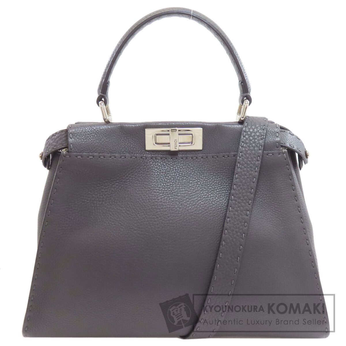 FENDI フェンディ ピーカブー ミディアム セレリア 2WAY ハンドバッグ