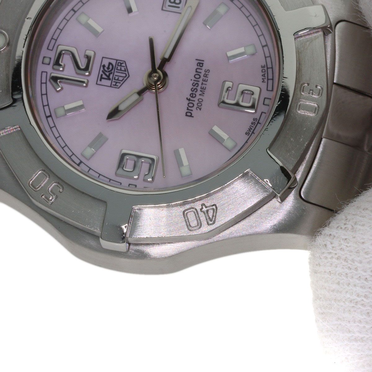 TAG HEUER エクスクルーシブ デイト クォーツ ピンク WN1319