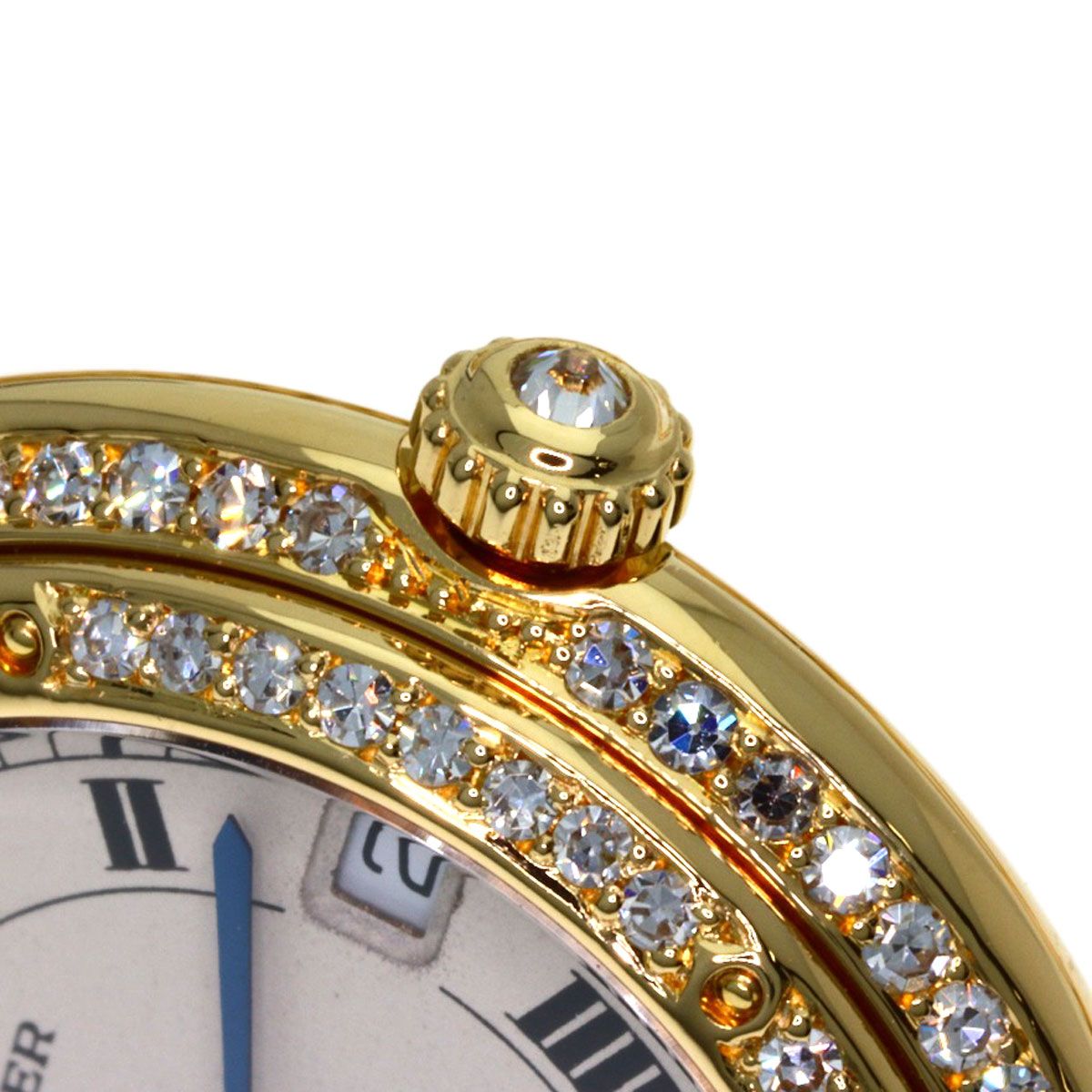 CARTIER カルティエ パンテールVLC MM ベゼル ダイヤモンド 腕時計 