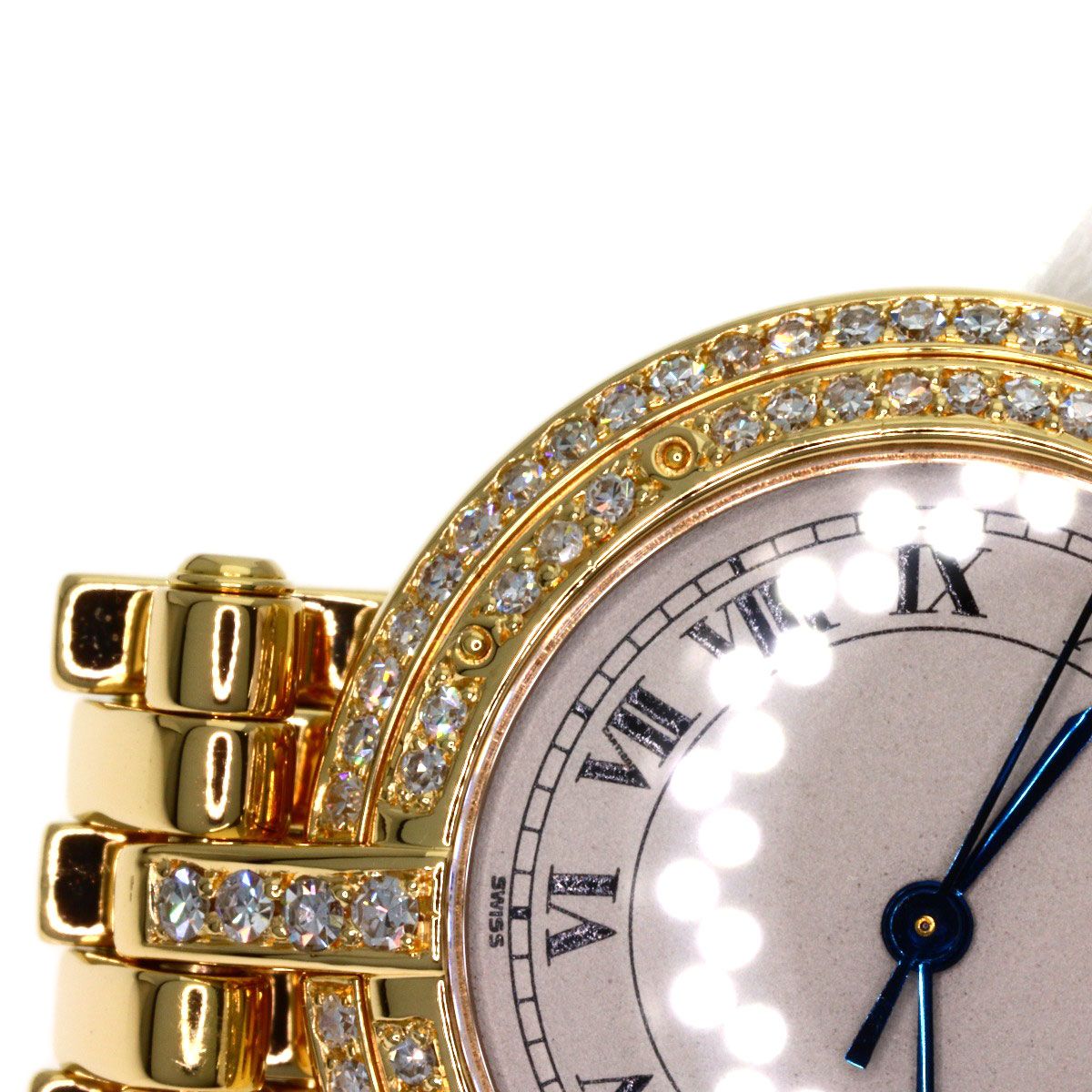 CARTIER カルティエ パンテールVLC MM ベゼル ダイヤモンド 腕時計 