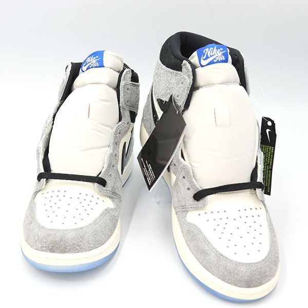 【美品】ナイキ NIKE エアジョーダン 1 レトロ HIGH OG メンズシューズ DZ5485-003 レザー 28.5cm 箱 シューレース 【yy】【中古】4000009801800082