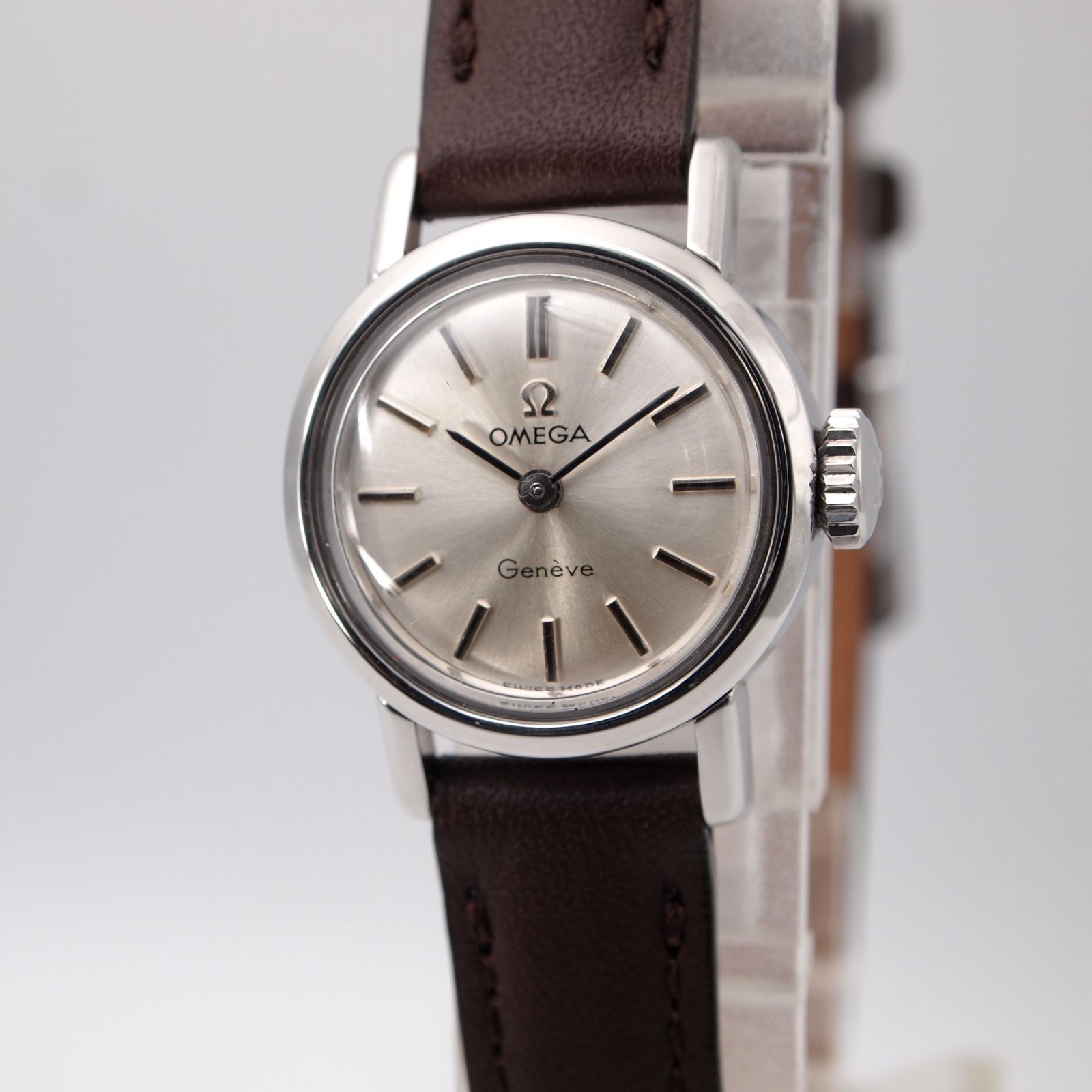 OH済 オメガ シーマスター ジュネーブ 1963 レディース Cal.438 手巻き 